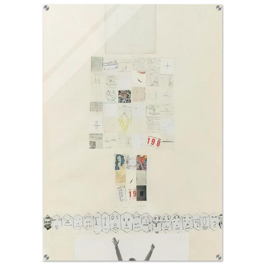 UNTITLED 1980 - Alighiero Boetti Acrylic Print - 70x100 cm / 28x40″ inches
