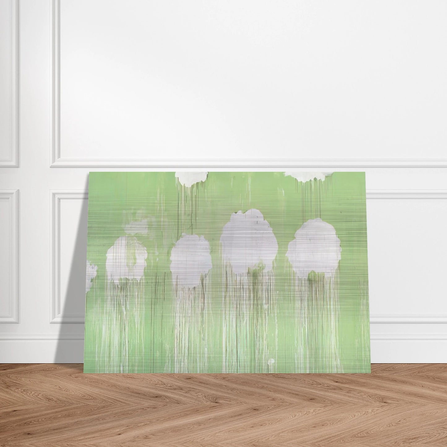 Untitled,  Peony Blossom Painting  - Cy Twombly Brushed Aluminum Print - 70x100 cm / 28x40 inches | Cy Twombly Aluminum Print | Cy Twombly Prints
