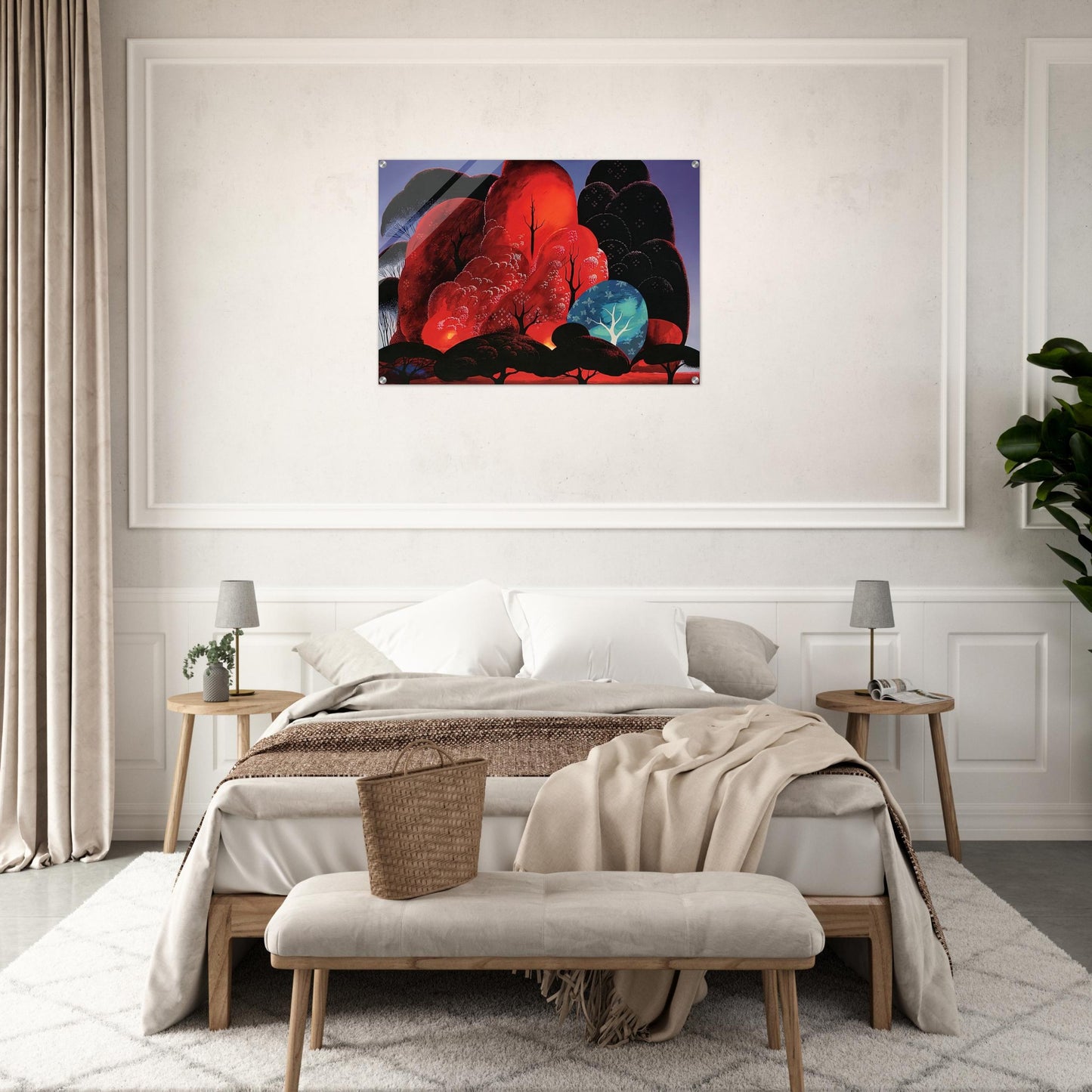 Blazing Glory - Eyvind Earle Acrylic Print - 70x100 cm / 28x40″ inches