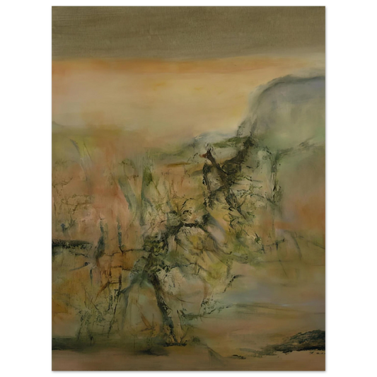 Zao Wou-Ki - 12 12 2000 2000  75x100 cm / 30x40inches Fine Art Poster