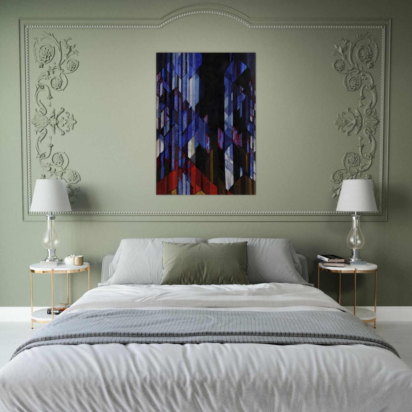 Cathedral - Frantisek Kupka Brushed Aluminum Print - 70x100 cm / 28x40 inches | Frantisek Kupka Aluminum Print | Frantisek Kupka Prints