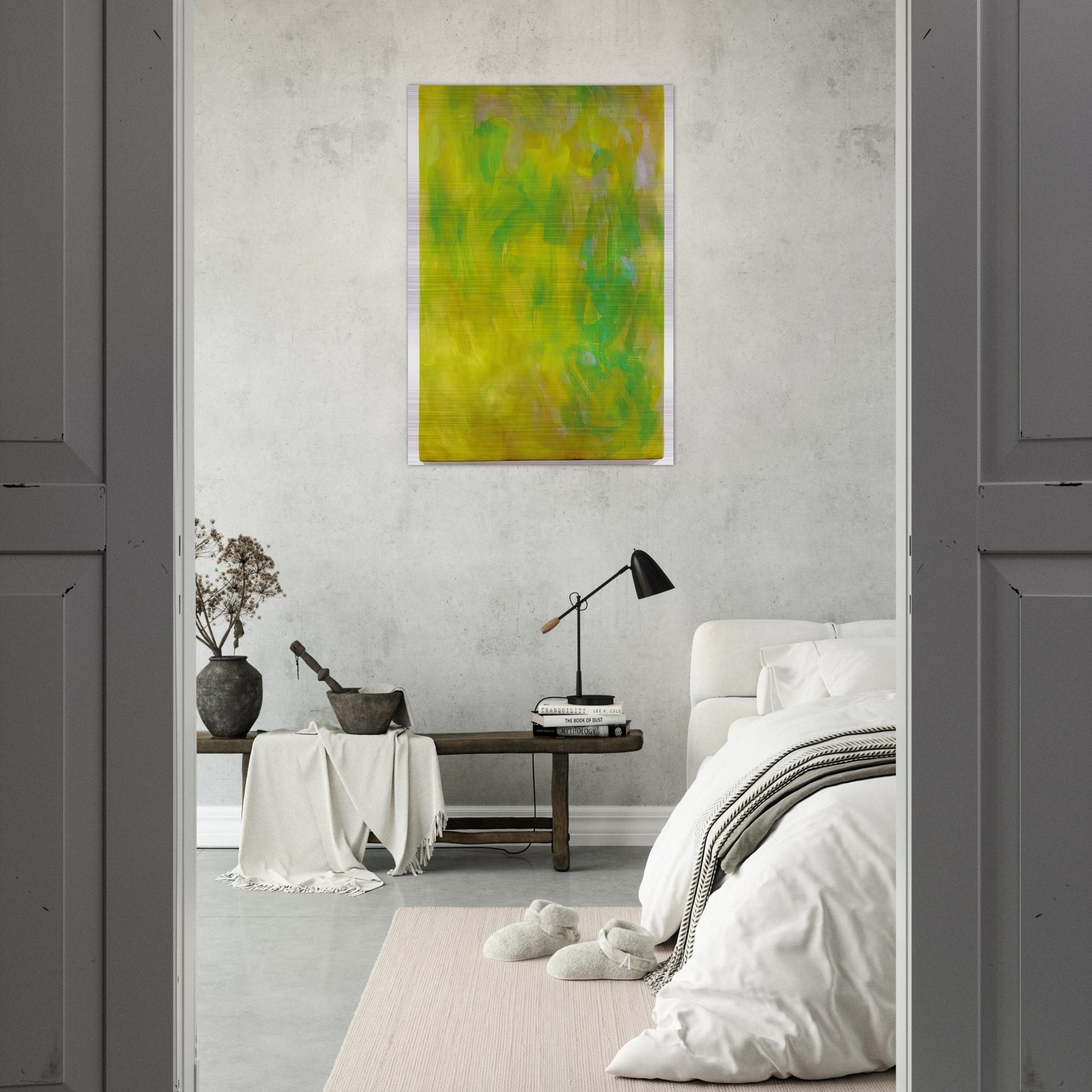 UNTITLED 1983 - Gotthard Graubner Brushed Aluminum Print - 70x100 cm / 28x40 inches | Gotthard Graubner Aluminum Print | Gotthard Graubner Prints