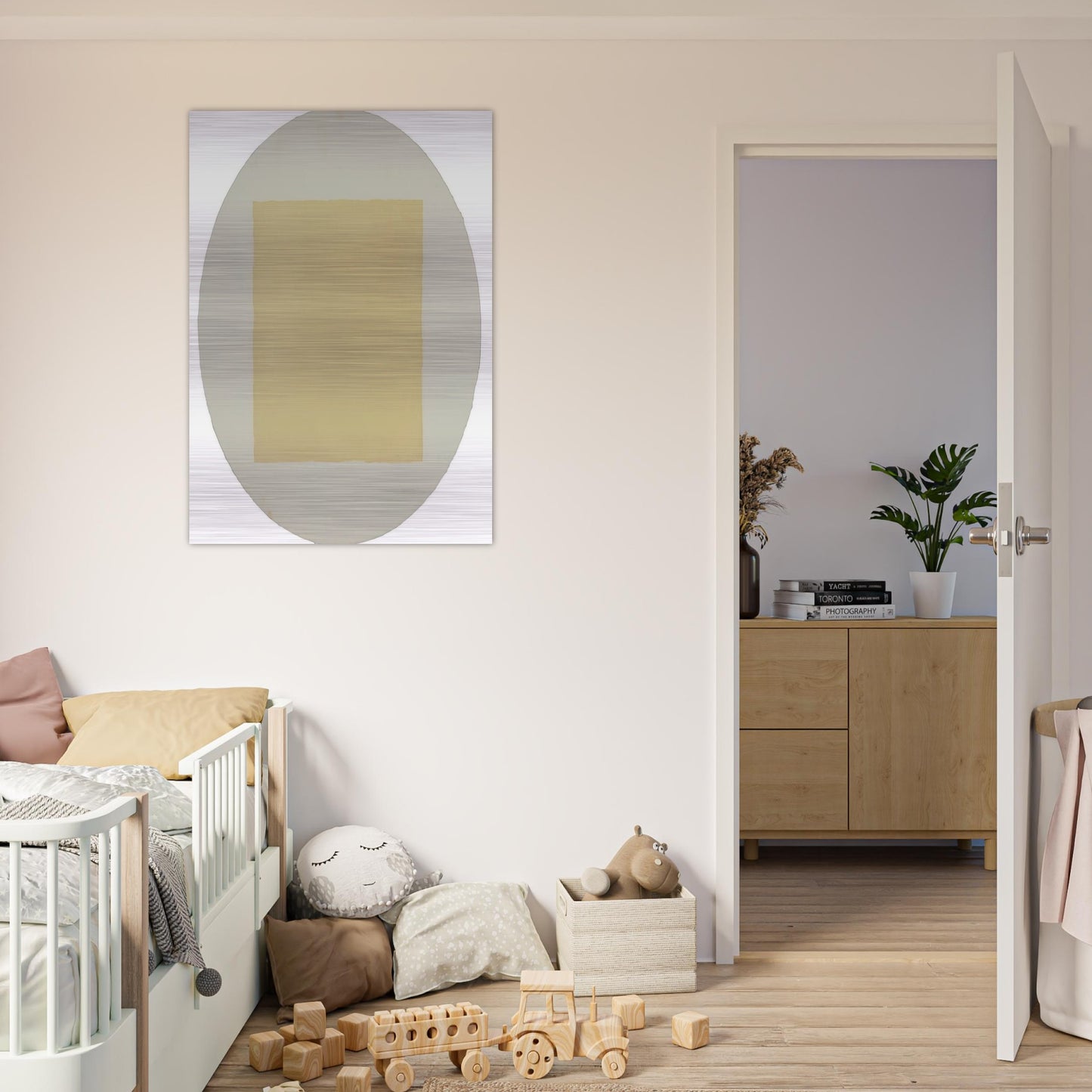 Untitled from Seven Aquatints - Robert Ryman Brushed Aluminum Print - 70x100 cm / 28x40 inches | Robert Ryman Aluminum Print | Robert Ryman Prints