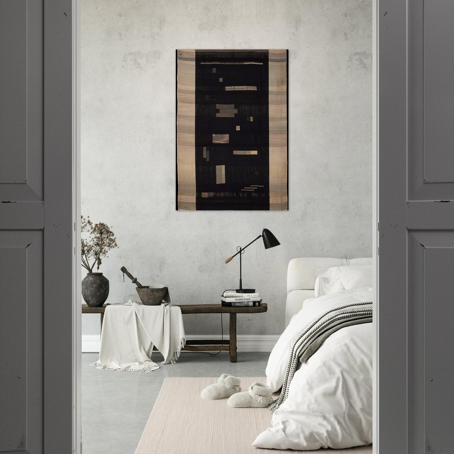 ANCIENT WRITING 1936 - Anni Albers Brushed Aluminum Print - 70x100 cm / 28x40 inches | Anni Albers Aluminum Print | Anni Albers Prints