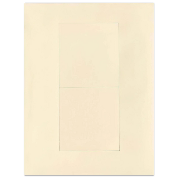 Brice Marden - Untitled - 1971  75x100 cm / 30x40inches Fine Art Poster