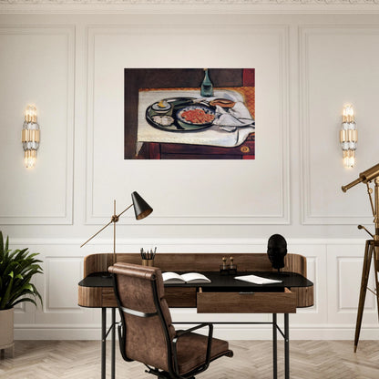 STILL LIFE WITH SHELLFISH - Henri Matisse Brushed Aluminum Print - 70x100 cm / 28x40 inches | Henri Matisse Aluminum Print | Henri Matisse Prints