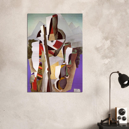 ZAPATISTA LANDSCAPE THE GUERRILLA 1915 - Diego Rivera Brushed Aluminum Print - 70x100 cm / 28x40 inches | Diego Rivera Aluminum Print | Diego Rivera Prints