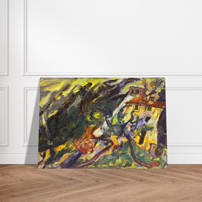 GORGE DE LOUP SUR VENCE - Chaim Soutine Acrylic Print - 70x100 cm / 28x40″ inches | Chaim Soutine Wall Art | Chaim Soutine Prints