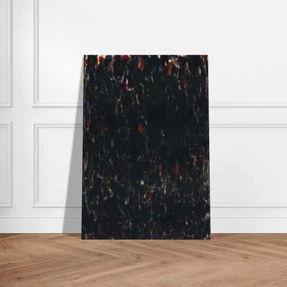 Untitled  Black Clouds  - Sam Francis Brushed Aluminum Print - 70x100 cm / 28x40 inches | Sam Francis Aluminum Print | Sam Francis Prints