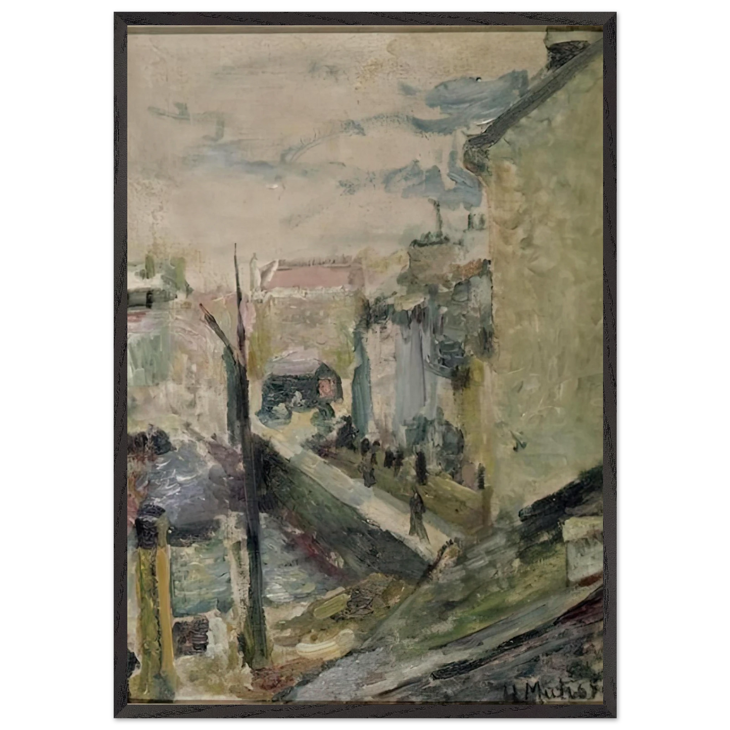 BELLE ILE - Henri Matisse 70x100 cm / 28x40 inches Framed Art Print – Black Wooden Frame