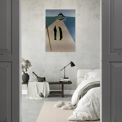 THE EYE OF THE ANGELUS - Salvador Dali Brushed Aluminum Print - 70x100 cm / 28x40 inches | Salvador Dali Aluminum Print | Salvador Dali Prints