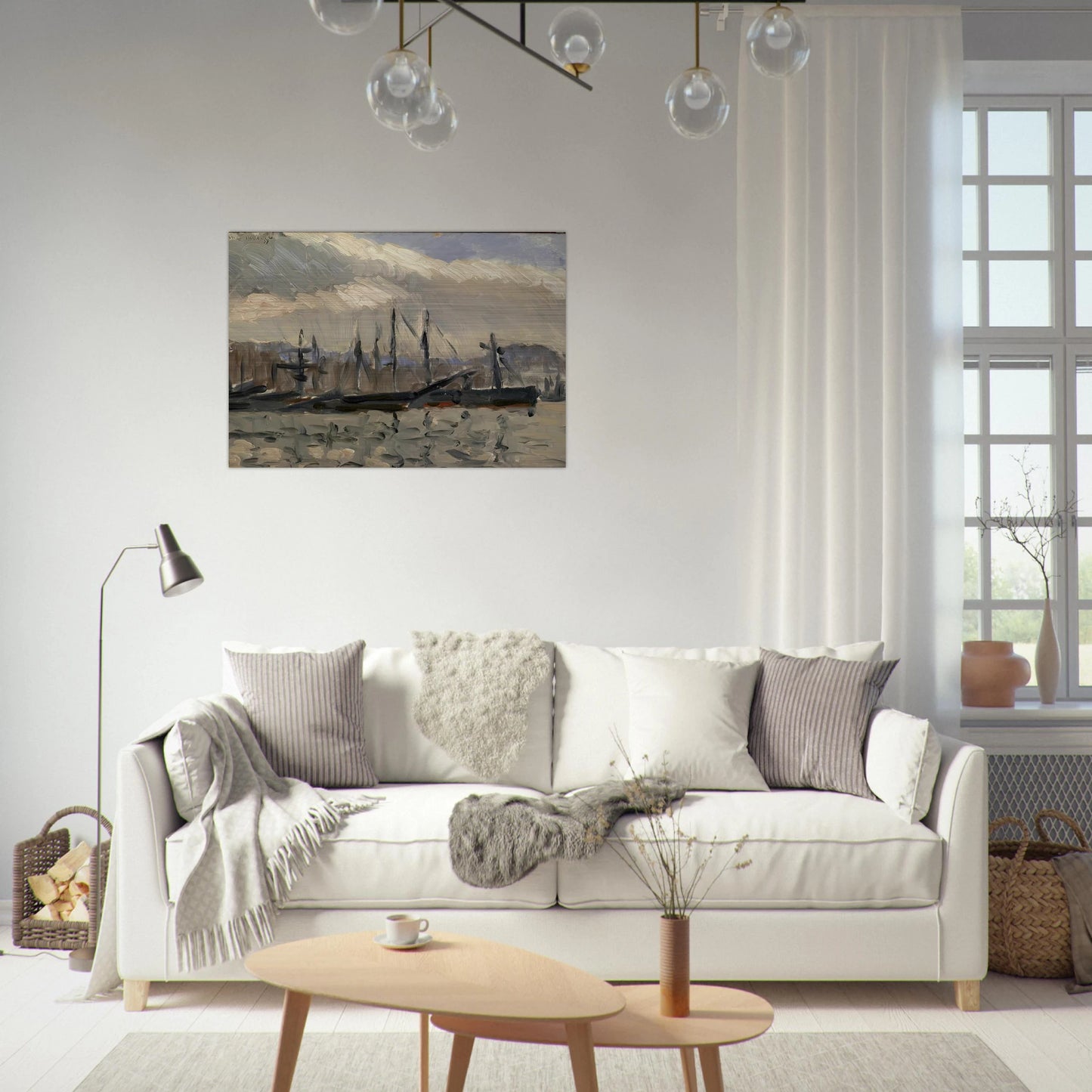 PORT DE CHERBOURG 1918 - Henri Matisse Brushed Aluminum Print - 70x100 cm / 28x40 inches | Henri Matisse Aluminum Print | Henri Matisse Prints