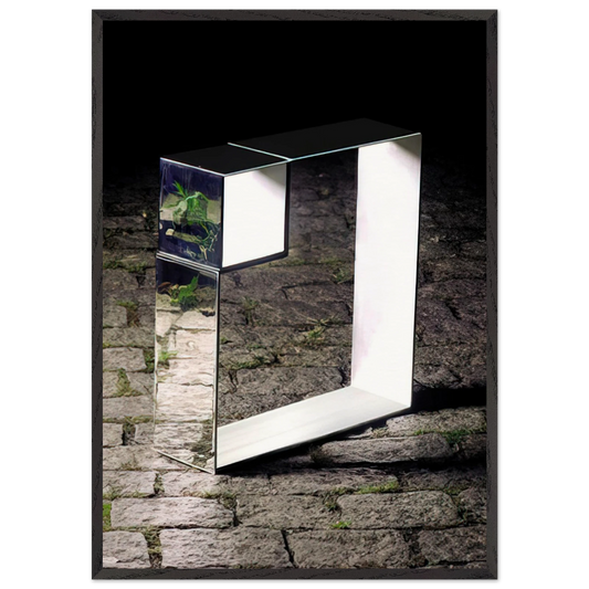 Sculpture KV256 - 1998 - Lygia Pape 70x100 cm / 28x40 inches Framed Art Print – Black Wooden Frame