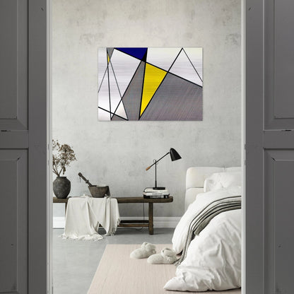 PERFECT PAINTING 1 1985 - Roy Lichtenstein Brushed Aluminum Print - 70x100 cm / 28x40 inches | Roy Lichtenstein Aluminum Print | Roy Lichtenstein Prints
