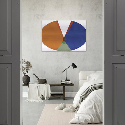 Pintura Madí - 1948 - Gyula Kosice Brushed Aluminum Print - 70x100 cm / 28x40 inches | Gyula Kosice Aluminum Print | Gyula Kosice Prints