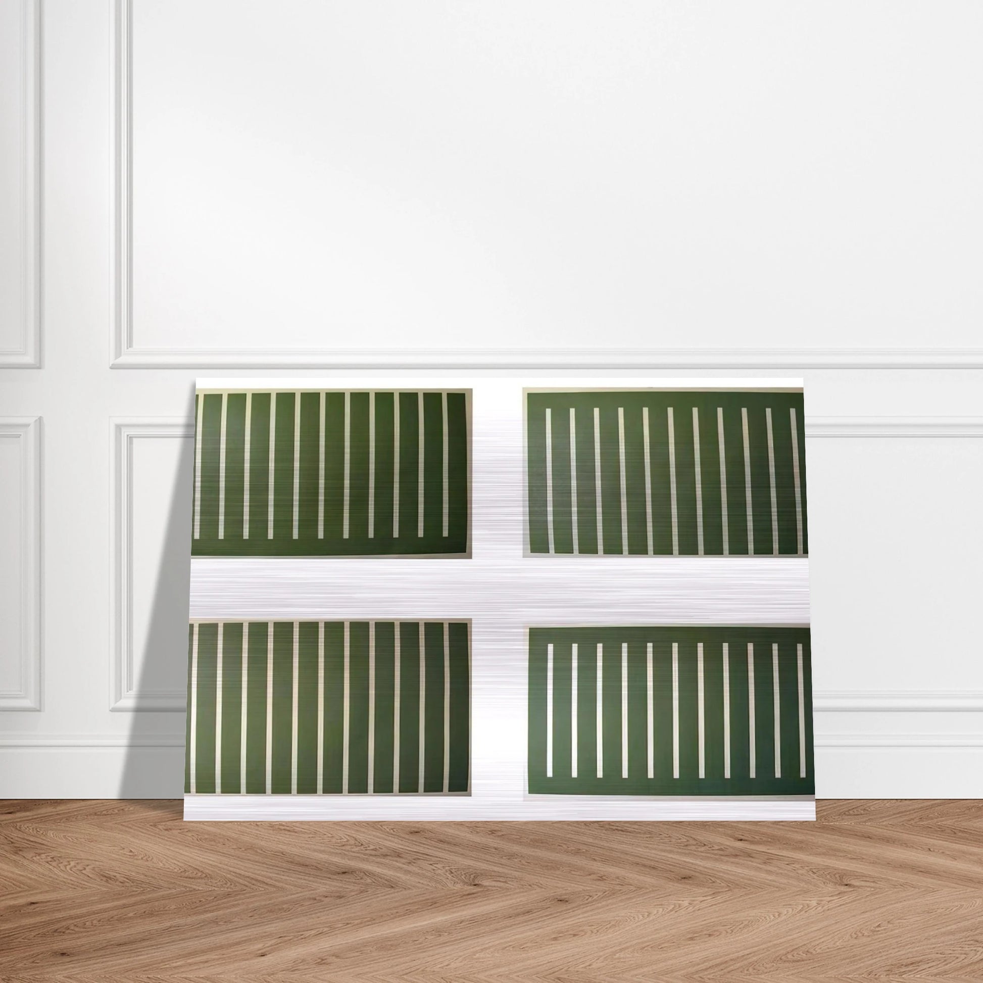 Untitled #207-210 - 1991 - Donald Judd Brushed Aluminum Print - 70x100 cm / 28x40 inches | Donald Judd Aluminum Print | Donald Judd Prints