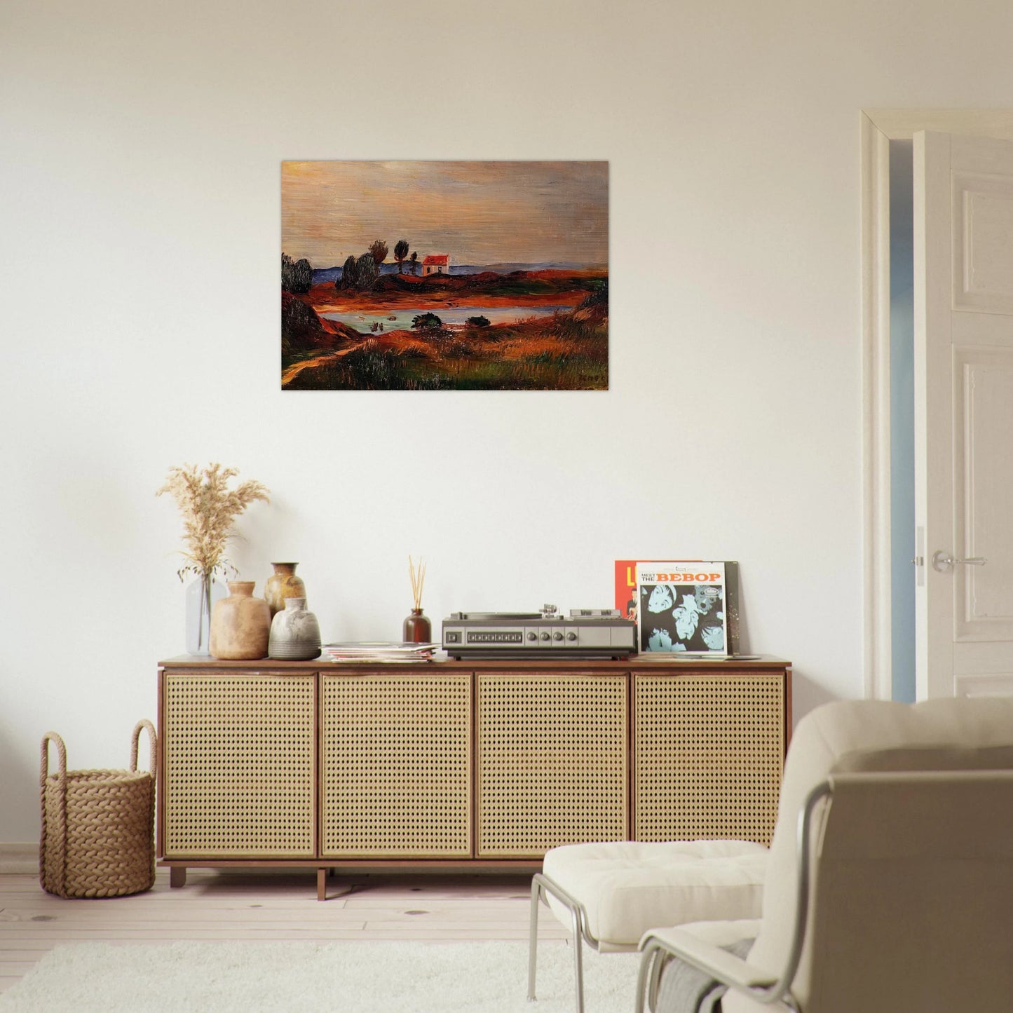 View of Brittany - Pierre-Auguste Renoir Brushed Aluminum Print - 70x100 cm / 28x40 inches | Pierre-Auguste Renoir Aluminum Print | Pierre-Auguste Renoir Prints