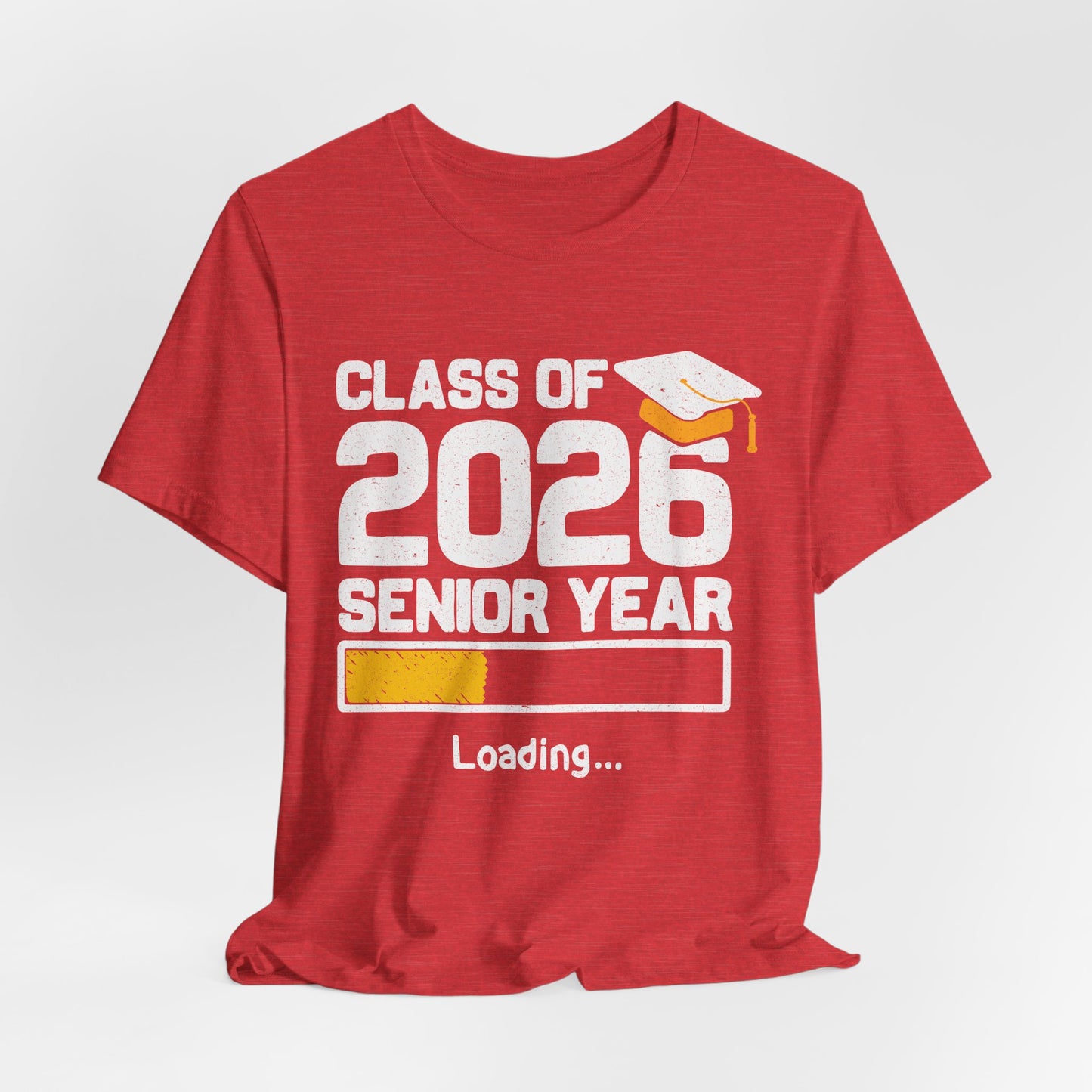 Klas van 2026 Laatstejaars T-shirt, Afstudeershirt, Unisex Afstudeergeschenk, Middelbare School Leerlingen Kleding, College Gebonden T-shirt