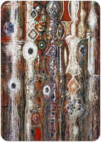 Illumination Gothic - 1958 By Richard Pousette-Dart Pack of 10 Post Cards | Richard Pousette-Dart Post Cards | A6 (10.5 x 14.8 cm) - 4.1 x 5.8 inches