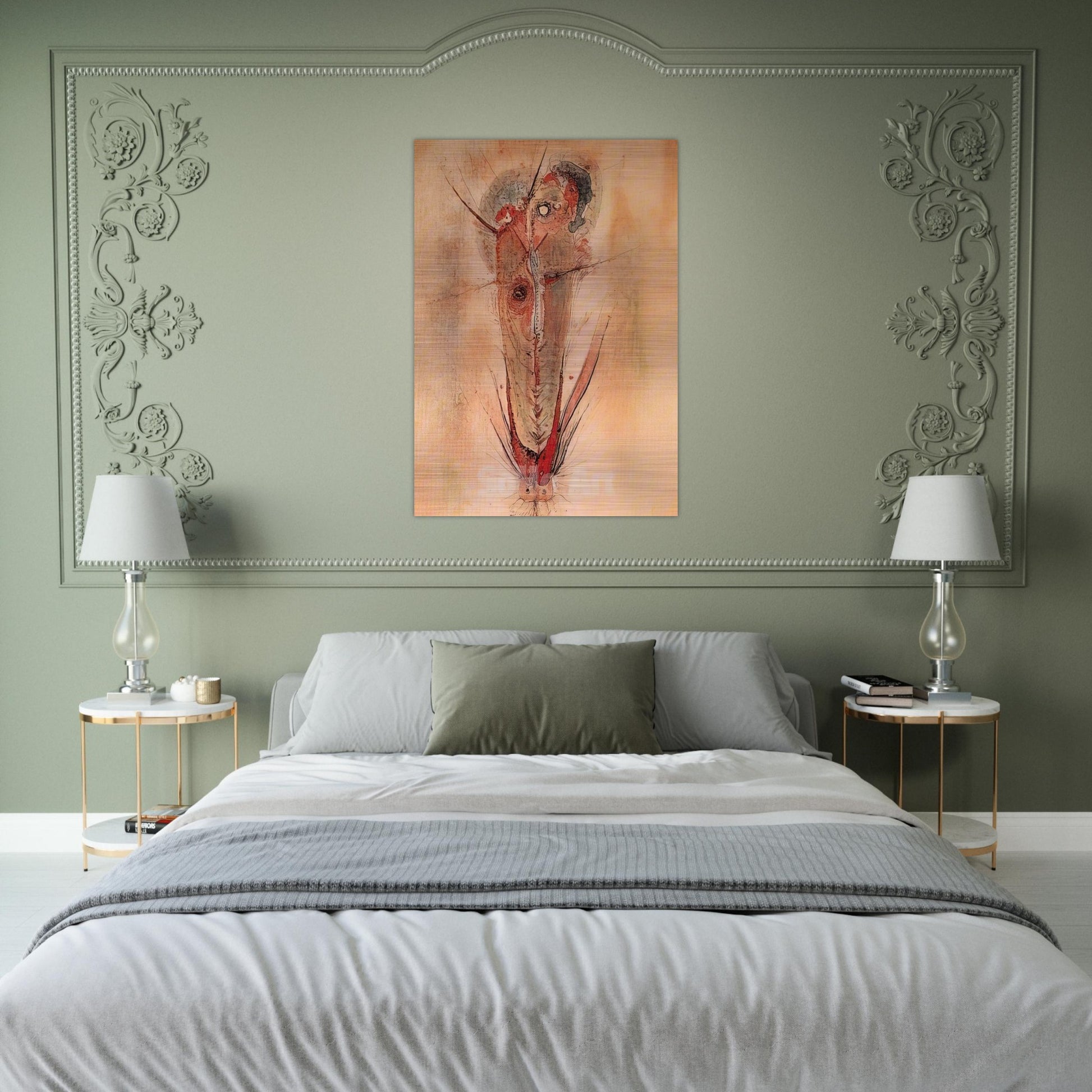 Don Juan - 1944 - Wols Brushed Aluminum Print - 70x100 cm / 28x40 inches | Wols Aluminum Print | Wols Prints