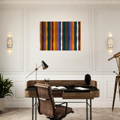 #20 - 1977 - Karl Benjamin Brushed Aluminum Print - 70x100 cm / 28x40 inches | Karl Benjamin Aluminum Print | Karl Benjamin Prints