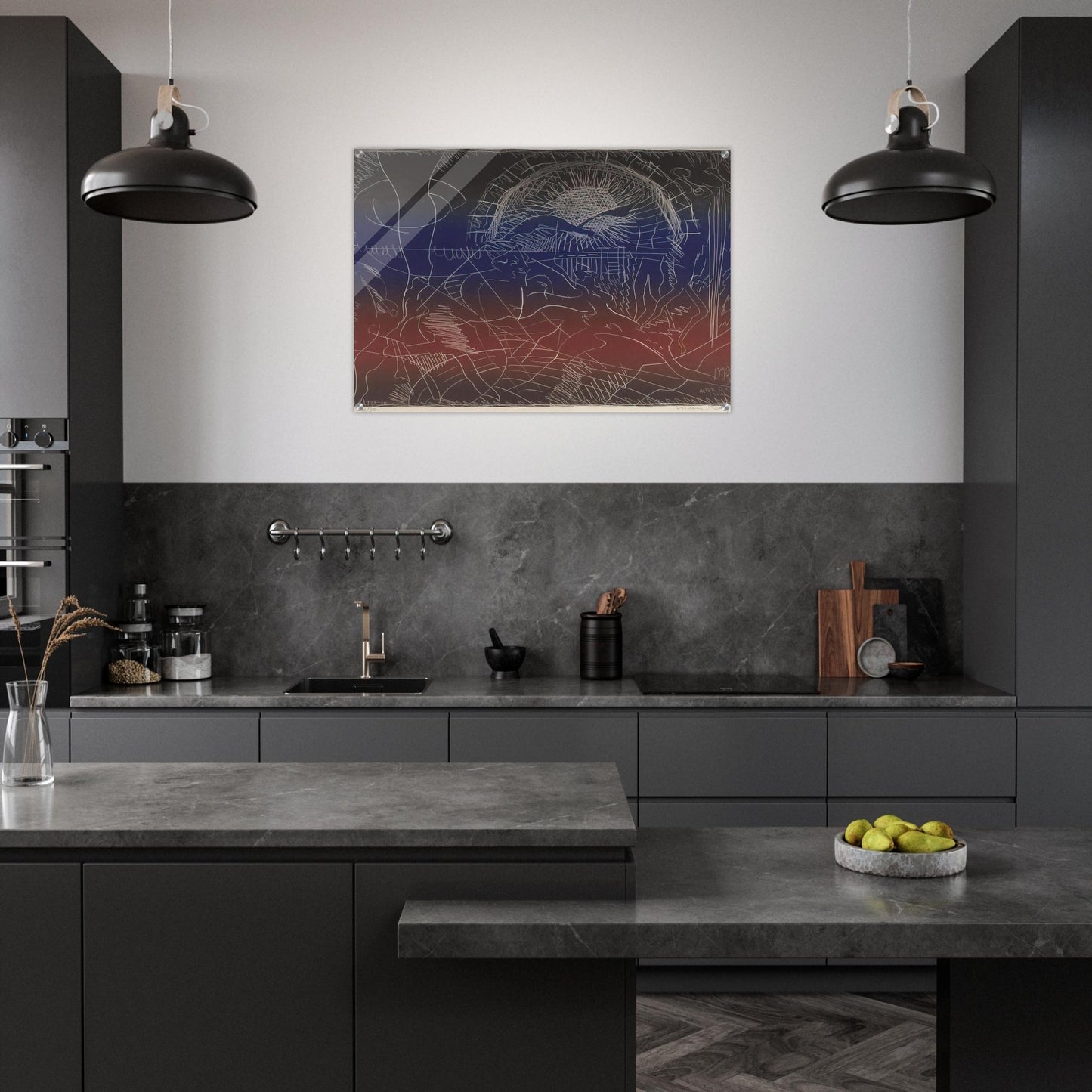 UNTITLED ABSTRACT - Man Ray Acrylic Print - 70x100 cm / 28x40″ inches | Man Ray Wall Art | Man Ray Prints