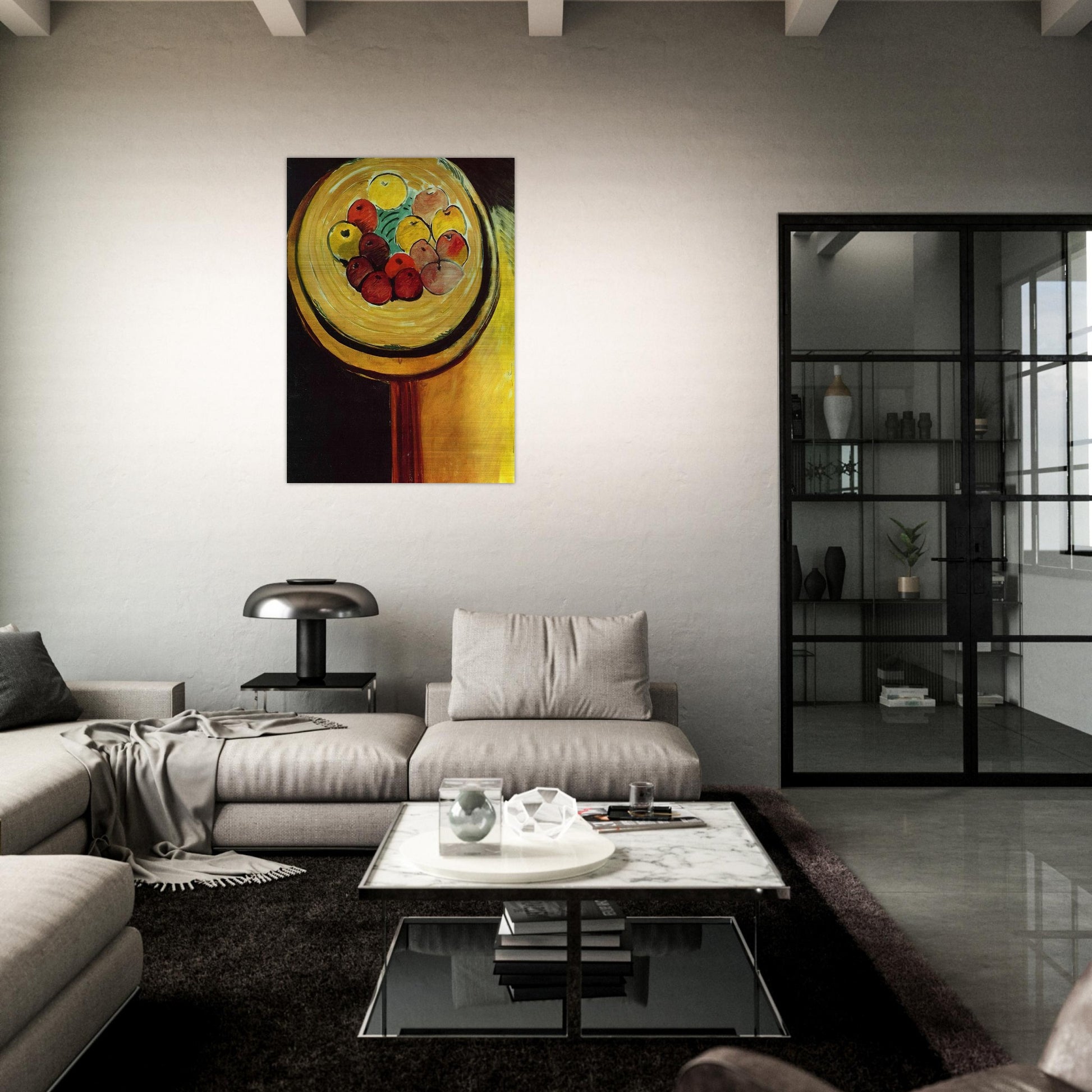 APPLES 1916 - Henri Matisse Brushed Aluminum Print - 70x100 cm / 28x40 inches | Henri Matisse Aluminum Print | Henri Matisse Prints