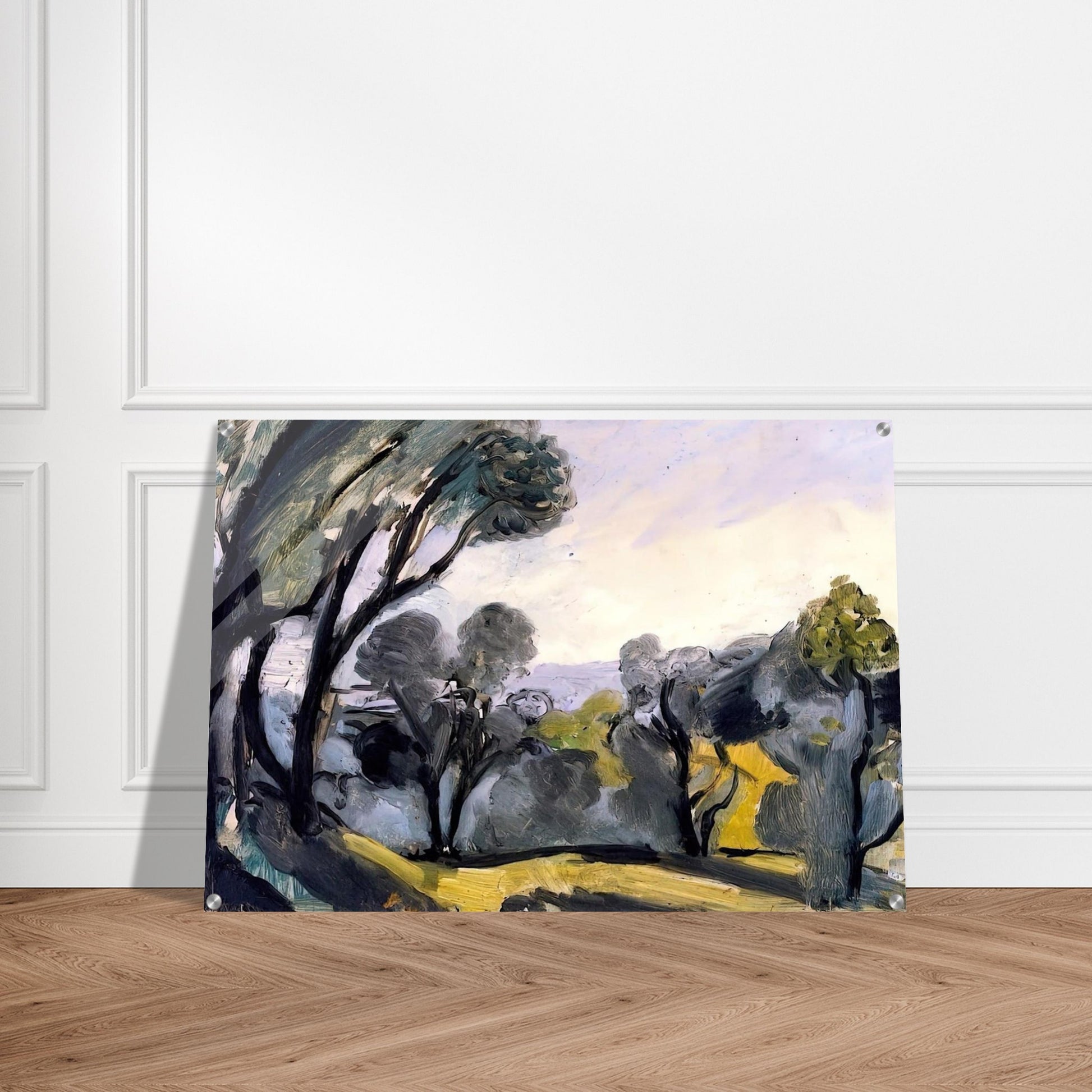 LANDSCAPE WITH OLIVE TREES 1918 - Henri Matisse Acrylic Print - 70x100 cm / 28x40″ inches