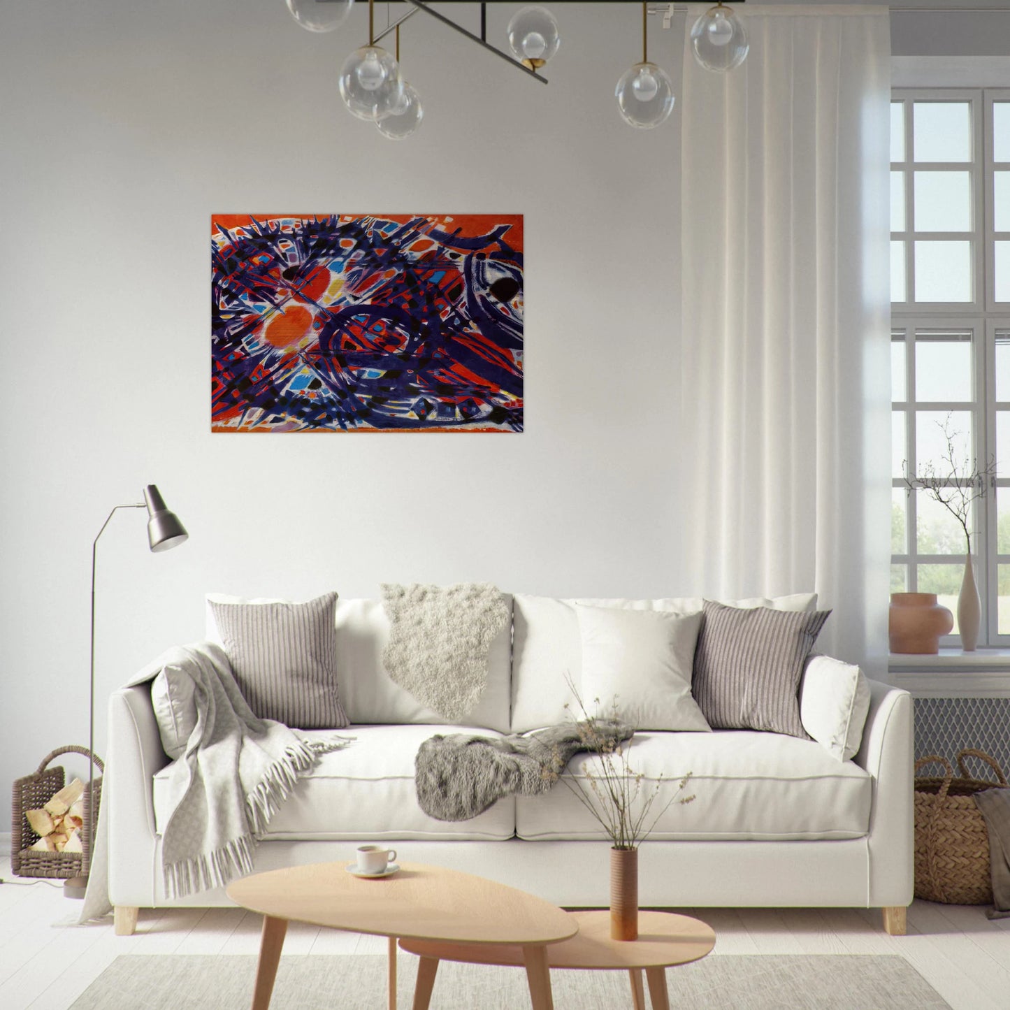 Couronne d'épines - 1954 - Alfred Manessier Brushed Aluminum Print - 70x100 cm / 28x40 inches | Alfred Manessier Aluminum Print | Alfred Manessier Prints