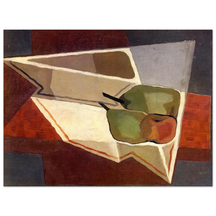 Juan Gris - FRUIT WITH BOWL 1926  75x100 cm / 30x40inches Fine Art Poster