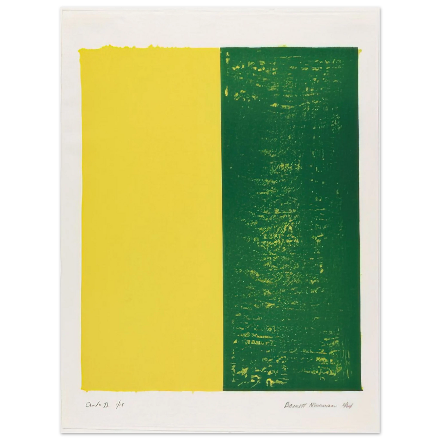 Barnett Newman - Canto XI  75x100 cm / 30x40inches Fine Art Poster