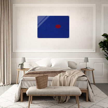 Red and Blue from the series Line Form Color - Ellsworth Kelly Acrylic Print - 70x100 cm / 28x40″ inches
