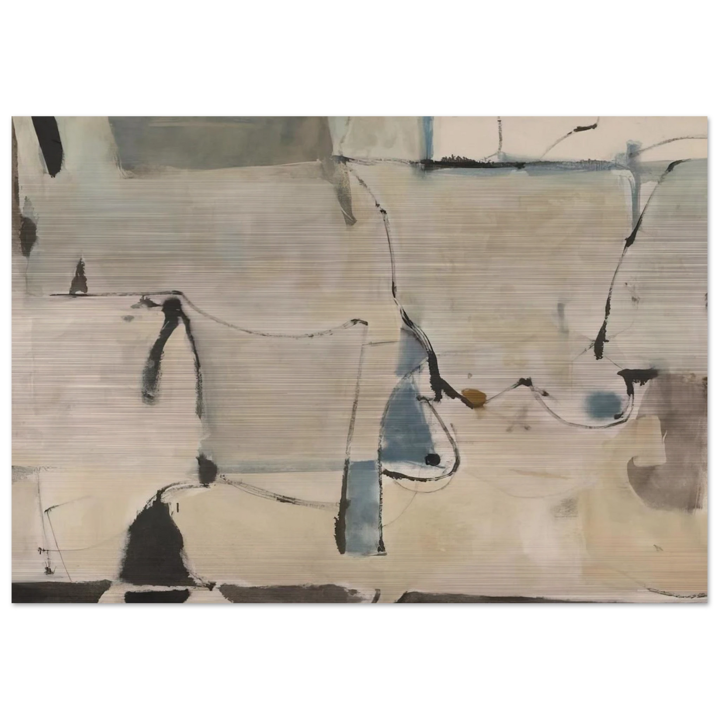 Miller 22 - Richard Diebenkorn Brushed Aluminum Print - 70x100 cm / 28x40 inches | Richard Diebenkorn Aluminum Print | Richard Diebenkorn Prints