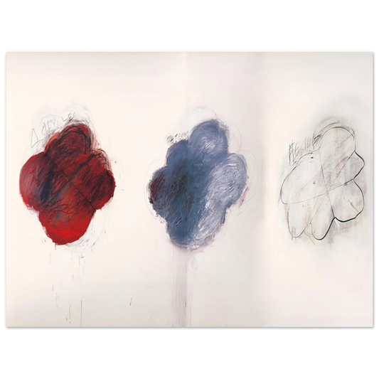 Cy Twombly - Fifty Days at Iliam. Shades of Achilles, Patroclus, and Hector  75x100 cm / 30x40inches Fine Art Poster