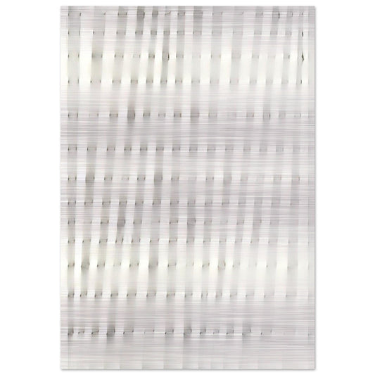 Superficie Bianca - 1985 - Enrico Castellani Brushed Aluminum Print - 70x100 cm / 28x40 inches | Enrico Castellani Aluminum Print | Enrico Castellani Prints