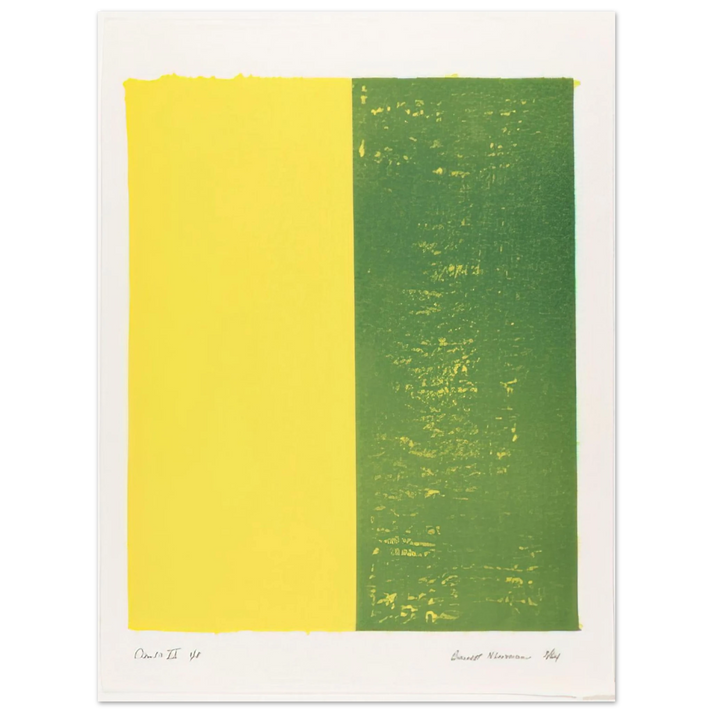 Barnett Newman - Canto XII  75x100 cm / 30x40inches Fine Art Poster