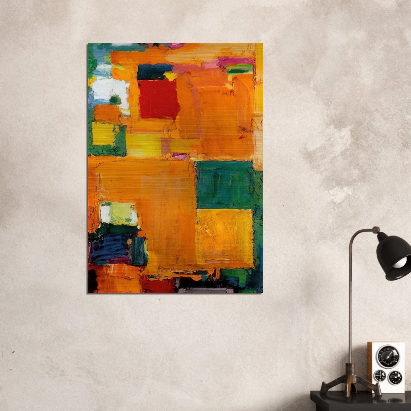 Kaleidos - Hans Hofmann Brushed Aluminum Print - 70x100 cm / 28x40 inches | Hans Hofmann Aluminum Print | Hans Hofmann Prints
