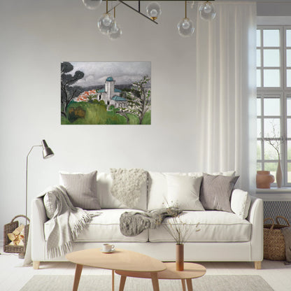 LA VILLA BLEUE 1918 - Henri Matisse Brushed Aluminum Print - 70x100 cm / 28x40 inches | Henri Matisse Aluminum Print | Henri Matisse Prints