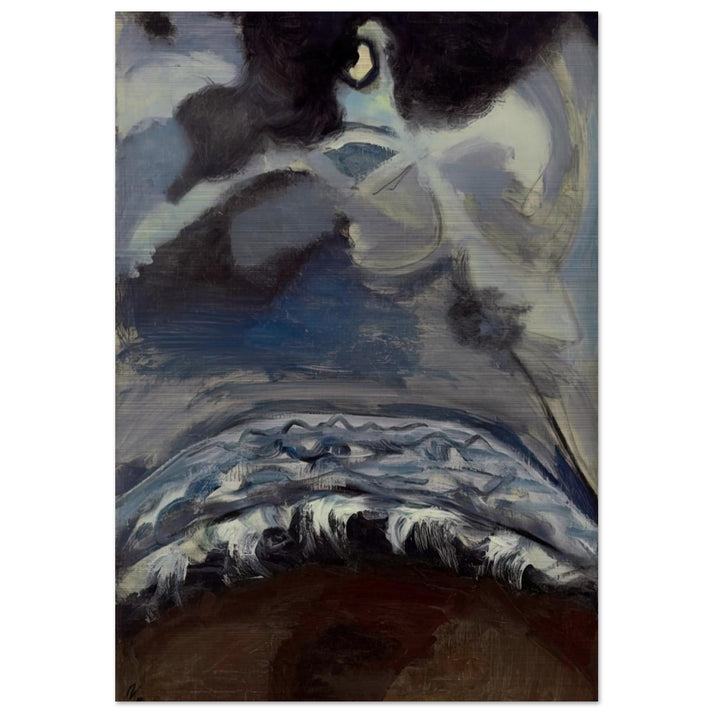 The Sea - Alice Neel Brushed Aluminum Print - 70x100 cm / 28x40 inches | Alice Neel Aluminum Print | Alice Neel Prints