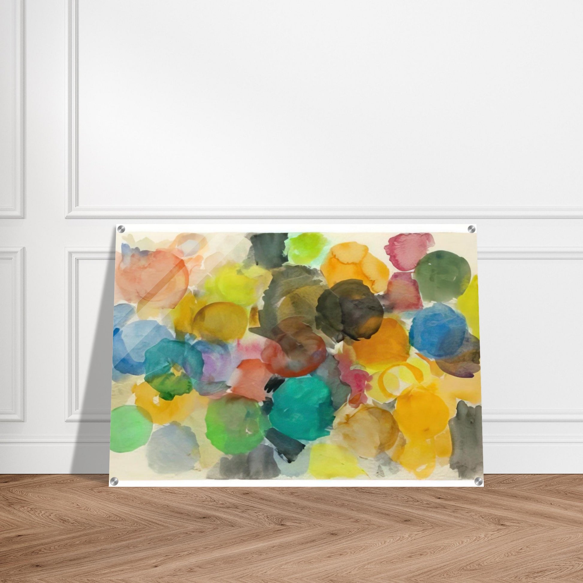 Untitled - 1961 - Ernst Wilhelm Nay Acrylic Print - 70x100 cm / 28x40″ inches
