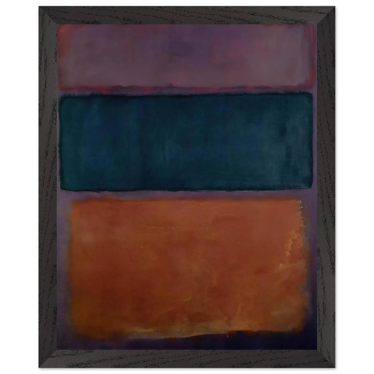 Helen Frankenthaler - Untitled - 1963 Wall art - 30x40 cm / 12x16 inches - Premium Wooden Framed Poster With Fine Art Paper-canvas - Wood frame