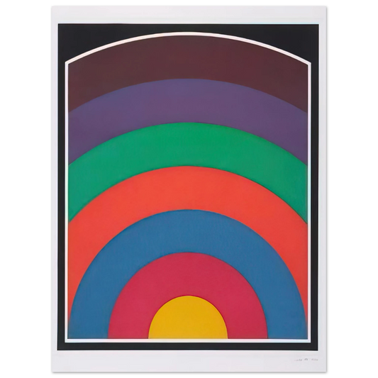 Sol LeWitt - Arc Bands  75x100 cm / 30x40inches Fine Art Poster