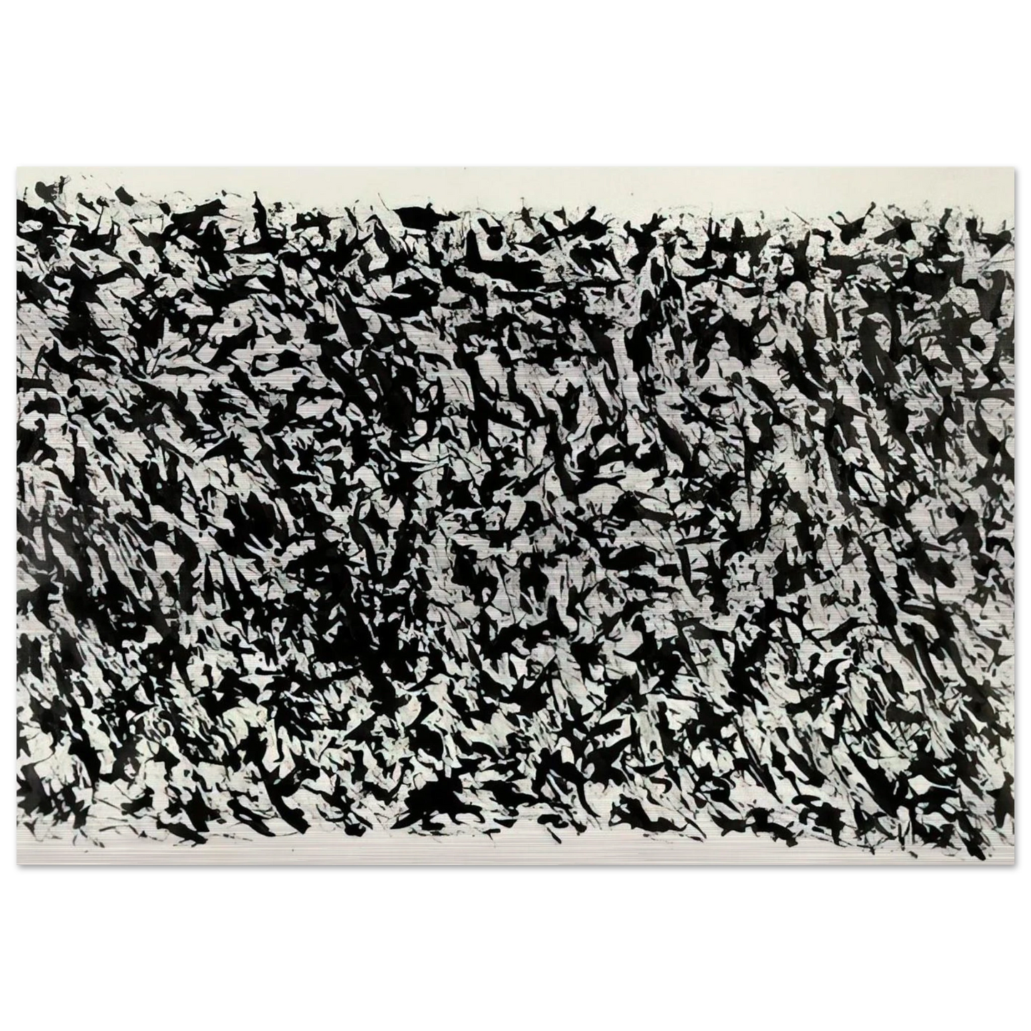 Composition - Tachisme - Henri Michaux Brushed Aluminum Print - 70x100 cm / 28x40 inches | Henri Michaux Aluminum Print | Henri Michaux Prints