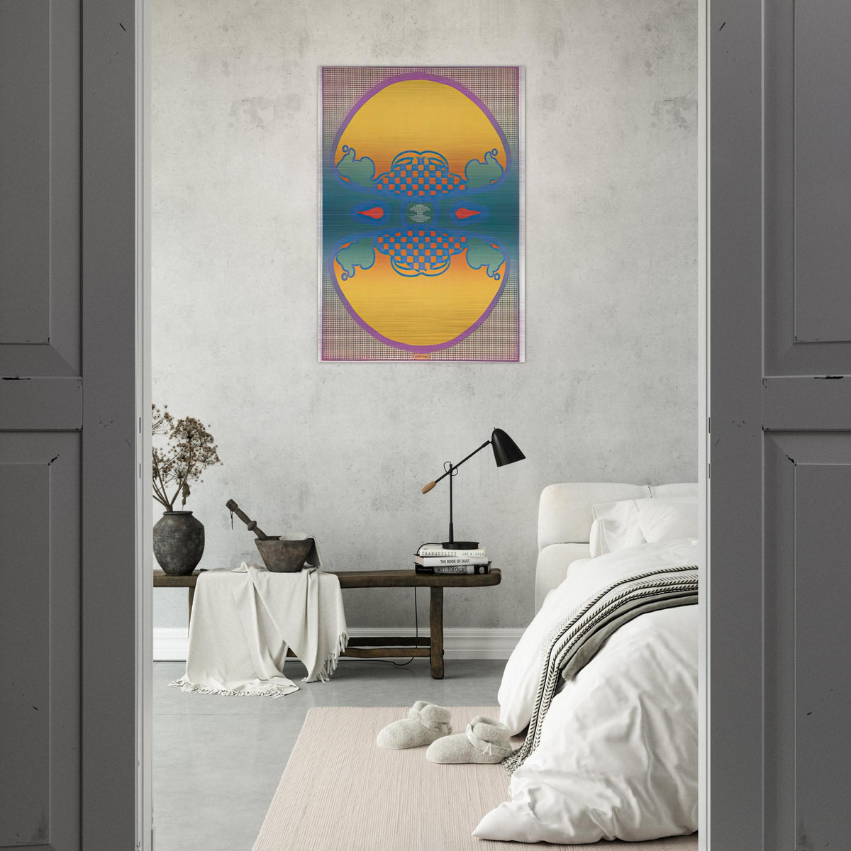 1 2 3 INFINITY THE CONTEMPORARIES 1967 - Peter Max Brushed Aluminum Print - 70x100 cm / 28x40 inches | Peter Max Aluminum Print | Peter Max Prints