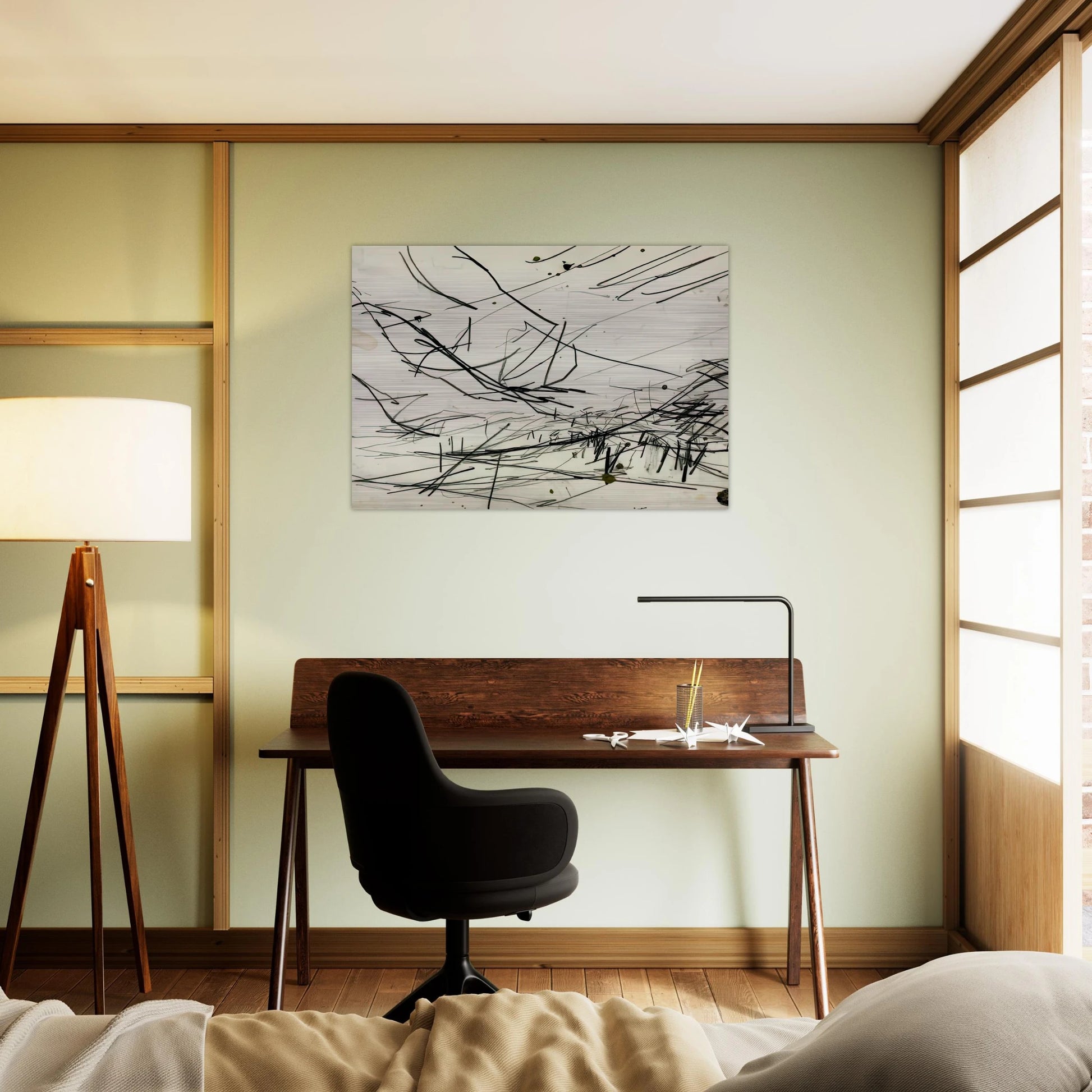 WORKING DRAWING FOR PRIMROSE HILL - Frank Auerbach Brushed Aluminum Print - 70x100 cm / 28x40 inches | Frank Auerbach Aluminum Print | Frank Auerbach Prints