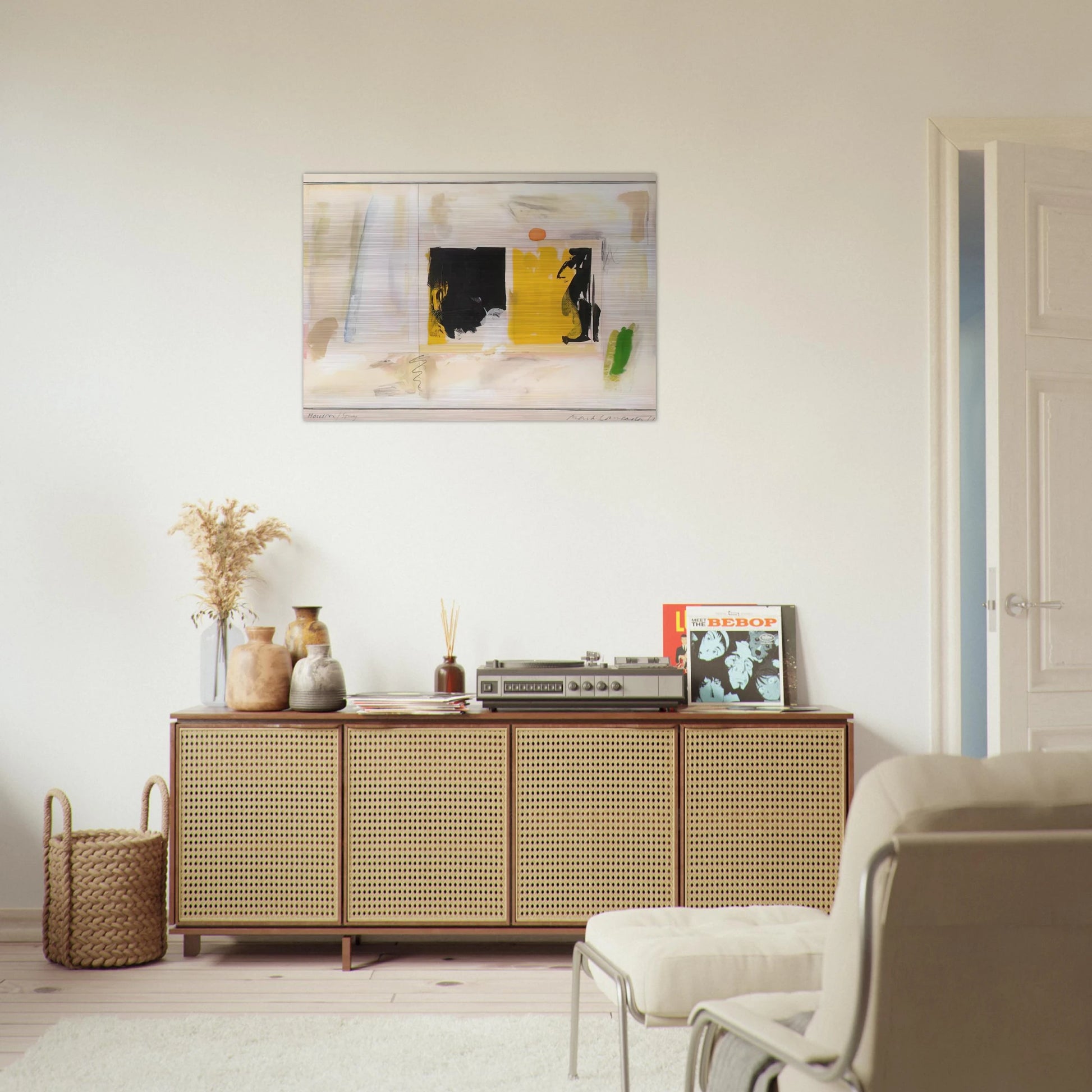 HoustonSony - Abstract Expressionism - Mark Lancaster Brushed Aluminum Print - 70x100 cm / 28x40 inches | Mark Lancaster Aluminum Print | Mark Lancaster Prints