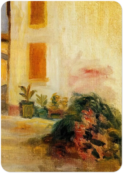Farm Courtyard By Pierre-Auguste Renoir Pack of 10 Post Cards | Pierre-Auguste Renoir Post Cards | A6 (10.5 x 14.8 cm) - 4.1 x 5.8 inches