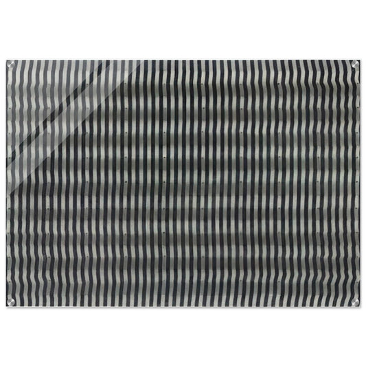 Untitled Striped Surface - 1961 - Enrico Castellani Acrylic Print - 70x100 cm / 28x40″ inches