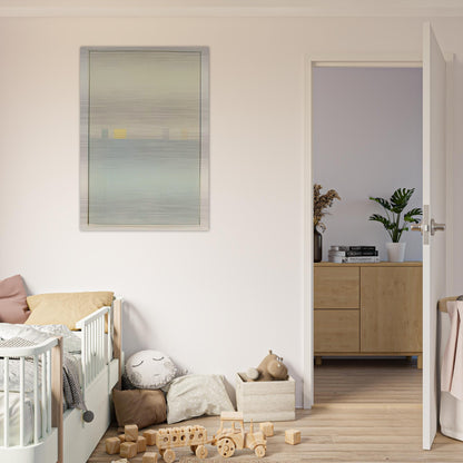 Spazio Luce - 1960 - Antonio Calderara Brushed Aluminum Print - 70x100 cm / 28x40 inches | Antonio Calderara Aluminum Print | Antonio Calderara Prints