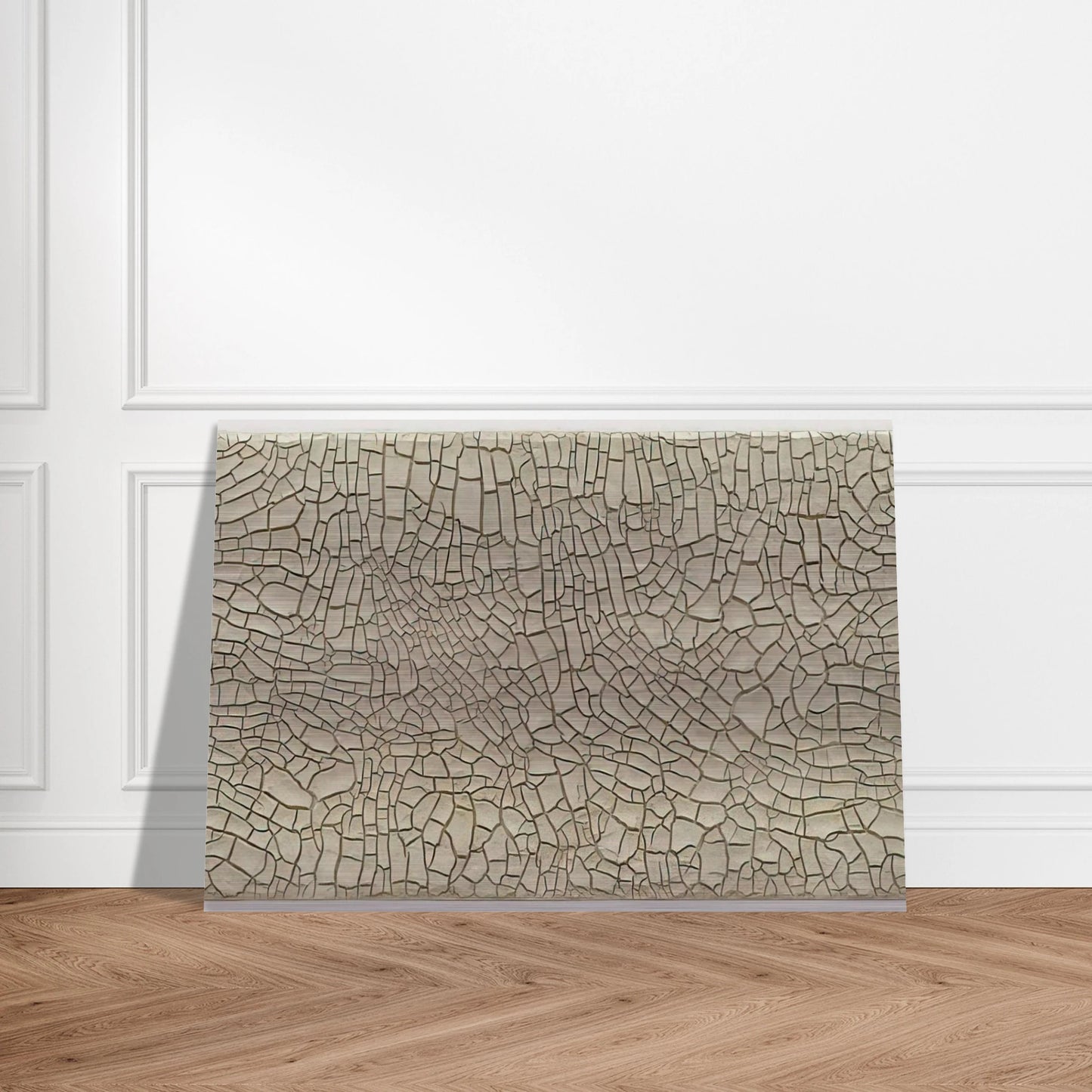 Cretto Grande Bianco - 1982 - Alberto Burri Brushed Aluminum Print - 70x100 cm / 28x40 inches | Alberto Burri Aluminum Print | Alberto Burri Prints